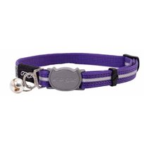 Rogz Alleycat Halsband Mörk lila XS