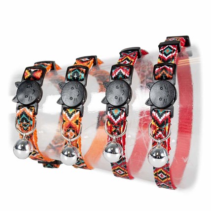 Katthalsband Indian Design