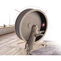 Flamingo Cat Running Wheel