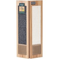 Hörnklösbräda i trä sisal/matta/gumminubbar