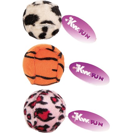 KW Kattleksak Boll i Kattdjursfärger