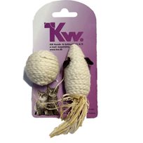 KW Kattleksak Boll + Mus av Garn