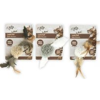 Kvittrande Lammboll Med Fjädrar & Catnip