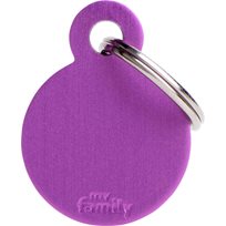 ID-Bricka MyFamily Basic Cirkel Lila