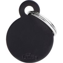 ID-Bricka MyFamily Basic Cirkel Svart