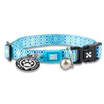 Katthalsnband Max&Molly med Smart ID Retro Blå