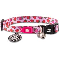 Katthalsnband Max&Molly med Smart ID Jordgubbsdröm