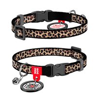 WAUDOG Katthalsband Leopard Brun