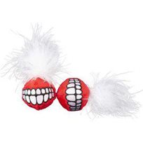 Rogz Plush Grinz 2-pack röd