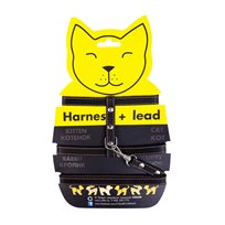 WAUDOG Kattsele Genuine Läder Svart