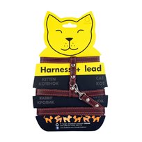 WAUDOG Kattsele Genuine Läder Brun