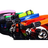 Reflekterande Katthalsband med säkerhetsgummiband