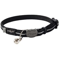 Katthalsband Rogz Alley cat svart S