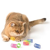 Fun Spring Cat Toy 8-pack