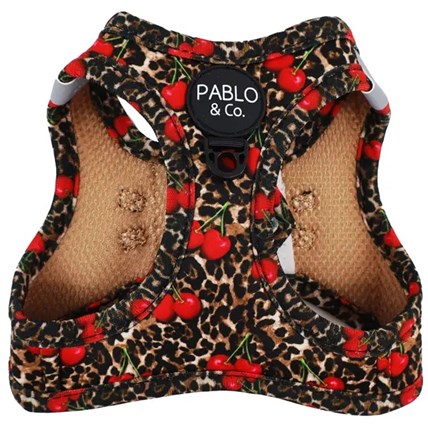 Step in kattsele Leopard Cherry