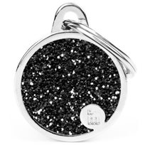 ID-Bricka MyFamily Shine cirkel Silver