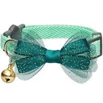 klassiska eleganta Katthalsband rosett Mint