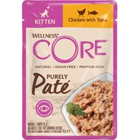 Cat purely pate Kitten, Chicken & Tuna 85 g