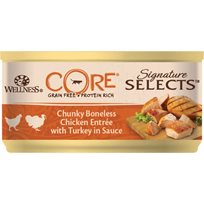 Cat Adult Signature Selects Chunky Chicken & Turkey in Sauce Wet 79 g