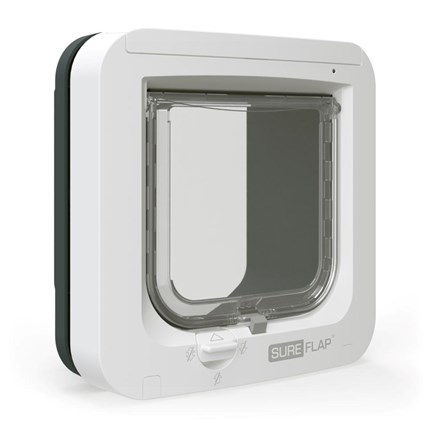 Kattlucka SureFlap m microchip id med grå tunnel