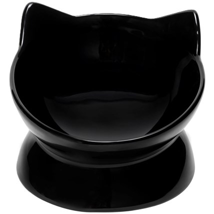 kattskål Oscar Tilt Premium Ergonomisk Svart