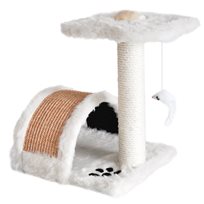 Klösträd Kitty med klösbräda Vit