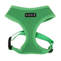 KATTSELE PUPPIA SOFT HARNESS GRÖN