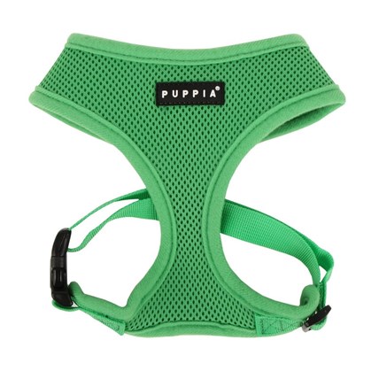 KATTSELE PUPPIA SOFT HARNESS GRÖN