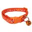 Katthalsband Hjärta Orange