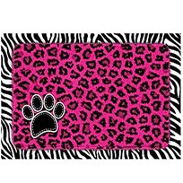Underlägg Leopard/Zebra Rosa Drymate