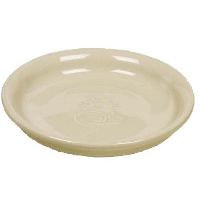 Matskål katt beige Flat