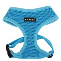 KATTSELE PUPPIA SOFT HARNESS Ljusblå