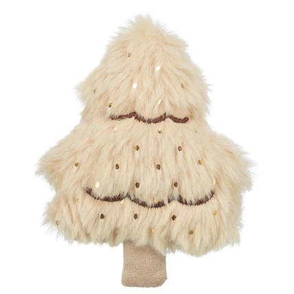 Kattleksak Julgran Beige/guld