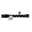 Katthalsband Glossy Dots Svart