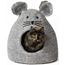 Mouse Wool Pet Cave Grå