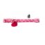 Katthalsband Glossy Dots Rosa
