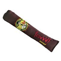 Kattleksak Yeowww Brun Cigar cat toy