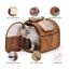 Kattväska expandable Brun