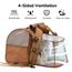 Kattväska expandable Brun