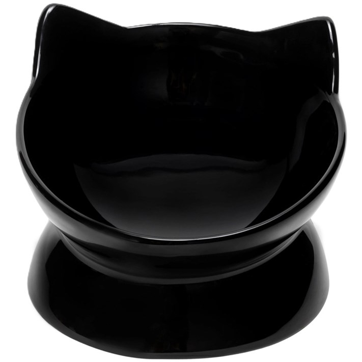 kattskål Oscar Tilt Premium Ergonomisk Svart