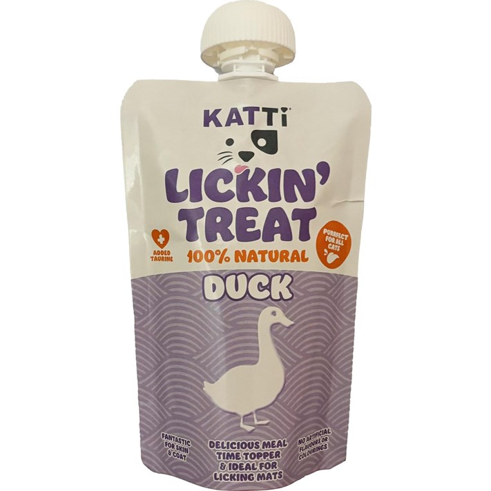 Lickin Treat krämigt Kattgodis med Anka