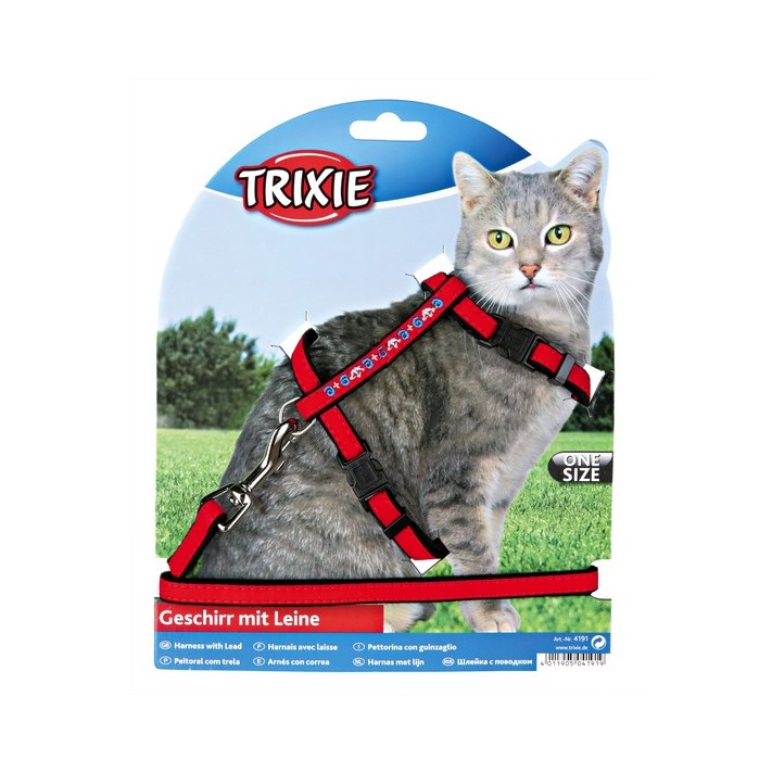 OBS RETUR! 50% RABATT! Kattsele Brodyr Röd