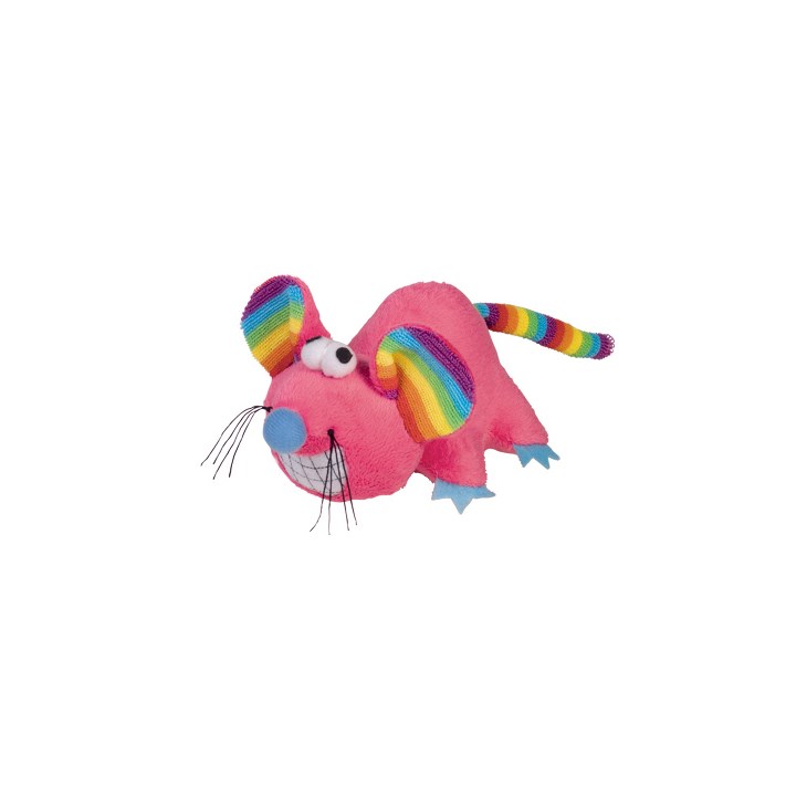 Kattleksak Plush mouse RAINBOW