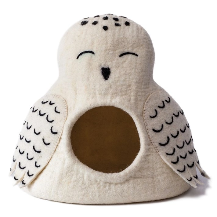Artisan Felt Owl Cave Vit