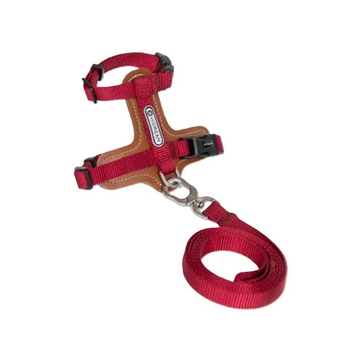 HiDream Leather Series kattsele Röd