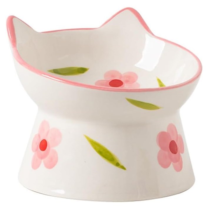 Kattmatskål Floral Luxury Ceramic
