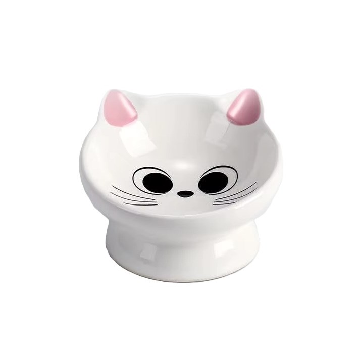 Kattmatskål Cat Face Tilt Rosa