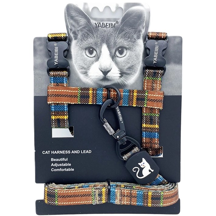 Kattsele Rutig Brun