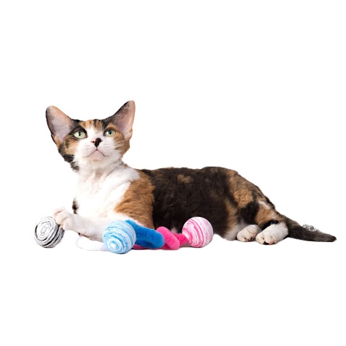 Wiggle Tail Ball with Plush Tail