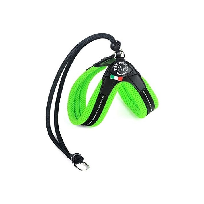 Kattsele Tre Ponti Basic Mesh Neon Grön